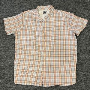 North Face Collared Shirt Button-Up White Size XXL
